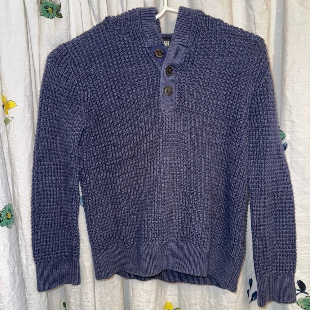 Oshkosh B’gosh Boys Navy Hooded Sweater